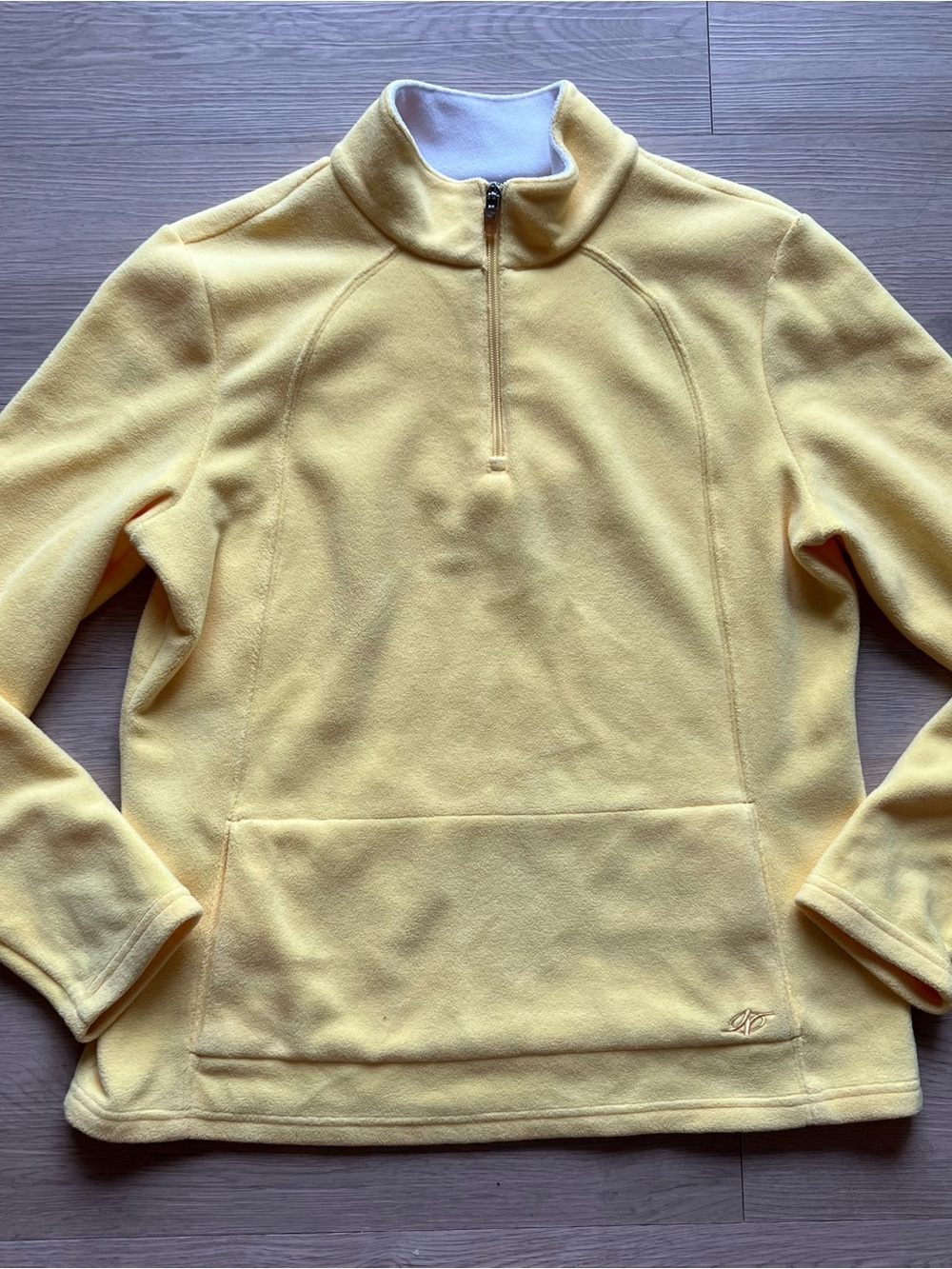 Nordic Track Yellow Fleece 1/4 Zip